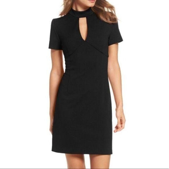 Trina Turk Navy Camari Choker Dress Size 0 - Picture 1 of 7